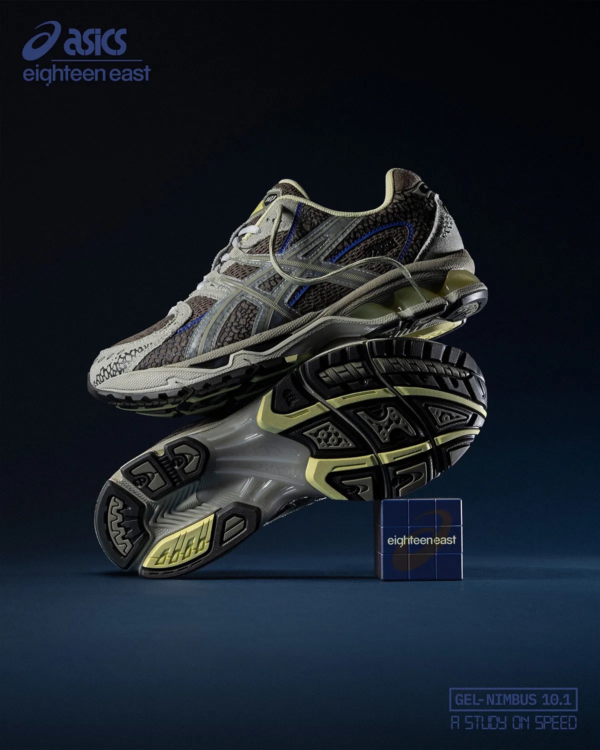 Novos Ares Para O ASICS GEL-Nimbus 10.1 Elaborado Pela Eighteen
